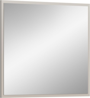 xonox. home – Spiegel Slide 80 x 70 x 2 cm in Kaschmir Nachbildung – Moderner Garderobenspiegel mit Einer Spiegelfläche für Garderobe & Flur – Wandspiegel elegant & kompakt