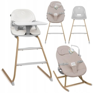 lionelo Hochstuhl DALIA und DALIA SET (Set), 4-in-1/Babywippe/Hochstuhl/Sitzstuhl/Ab 6 Monaten bis 60 kg