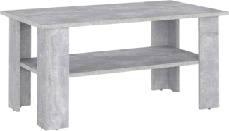 KOMTO Couchtisch Wohnzimmertisch Modern Couchtisch Holz Coffee Table Tisch (Wohnzimmer Beistelltisch Sofatisch Kaffeetisch, Spanplatte, Vienna 90x50x43 cm)