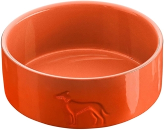 Hunter Tierbedarf Futternapf Keramik-Napf Osby Glazed orange für Hunde
