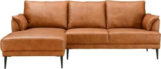 3-Sitzer Ecksofa Links Soul Braun