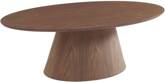 Vente-unique - Couchtisch - MDF Nussbaum - Holzfarben dunkel - ANTELADA