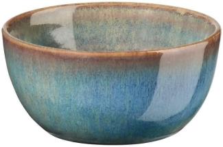 ASA Selection Poke Bowls Mini Bowl Curacao, Schale, Schälchen, Dipschale, Snackschale, Steinzeug, Blau, Ø 8 cm, 24280262