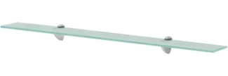 vidaXL Schwebendes Regal, Glas transparent, 0,8 x 10 x 90 cm