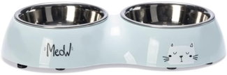 Karlie Napf-Set Katzennapf Rana Dinner Set hellblau