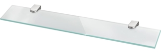 bonsport Badregal Glas Regal, Glasregal Milchglas rechteckig 60 x 10.16 x 0.6 cm