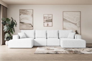 ALTDECOR Wohnlandschaft SIERRA-U-S, Couch mit Schlaffunktion, Wohnzimmer - Wohnlandschaft, Corner Sofa Bett Eckcouch Couch L-Form Schlafcouch Ausziehbar