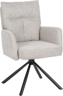 HTI-Living Drehstuhl Drehstuhl Kyra Beige (Stück, 1 St), Esszimmerstuhl Schreibtischstuhl Auto-Return