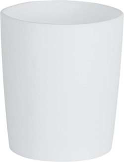 Spirella Kosmetikeimer "Lemon Opaque" Abfalleimer | Kunststoff | Weiß - 5 Liter