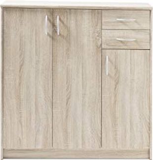 Kommode Olfen / Optimus , Holzwerkstoff , Holzfarben , 109 x 112 x 35 cm