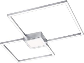LED Deckenleuchte, Switch Dimmer, Nickel matt, L 65 cm