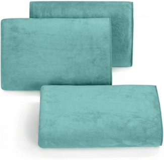 Eurofirany Handtuch Mikrofaser Schnelltrocknend Weich Schlicht Set 6-er Pack Oeko-Tex Sporthandtuch und Strandhandtuch