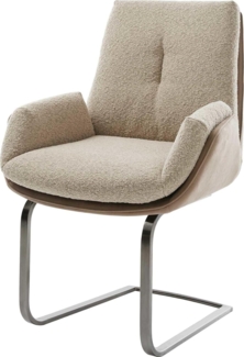 Freischwinger Clea-Flex Materialmix Schlamm Freischwinger flach Graphit