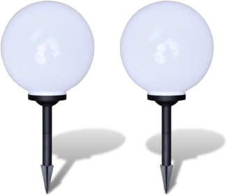 vidaXL Wegeleuchten 2 Stk. LED 30 cm mit Erdspieß 40865