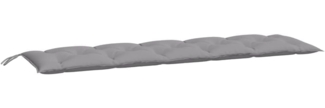 vidaXL Gartenbank-Auflage Grau 180x50x7 cm Oxford-Gewebe 361622