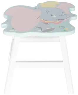 hocker Dombo junior 25 cm Holz weiss/mintblau/grau
