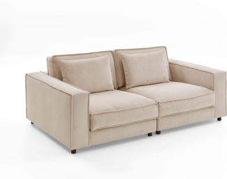 Atlantic Home Collection 2-Sitzer Sofa -Modul mit Armlehnen