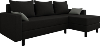 Ecksofa Brick (Farbe: Alova 04 + Alova 10)