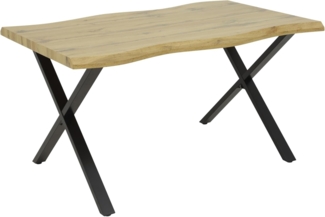 Esstisch Marita / GERDA III T , Holzfarben , 140 x 76 x 90 cm