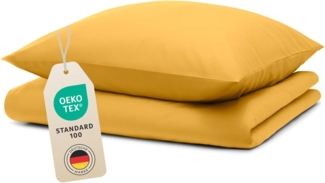 Blumtal Bettwäsche Oeko-TEX zertifizierte Mikrofaser Bettwäsche pflegeleicht & faltenfrei, Bettbezüge aus Atmungsaktivem Mikrofaser