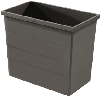 HAILO 1129969 Inneneimer 28 Liter dunkelgrau für Abfallsorter CARGO und TANDEM / Eimer / Ersatzeimer / Abfalleimer