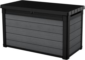 Keter Cortina Kissenbox 100, 380l Stauraum, Außenmaße: 122,9 x 62,1 x 70,6 cm, wetterfest, wasserdicht, Evotech Material