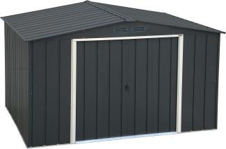 Tepro Metallgerätehaus Eco Shed 322,1x242,2x196,1cm Gerätehaus Geräteschuppen