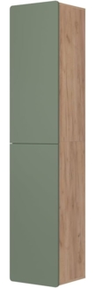 Hochschrank Izan Grün/Goldkraft Eiche 36.6 x 171.6 cm Vicco