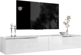 Lookway TV-Schrank AURORA SILVER 180 cm Hängeschrank für den Fernseher Breite: 180 cm