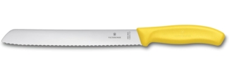 Victorinox Brotmesser 21cm gelb Wellenschliff