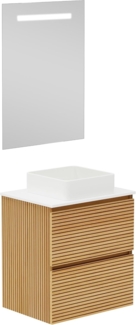 Baikal Dash, Holz Keramik Glas Melamin, 16 mm, einfarbig, 60 cm