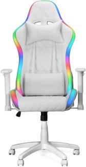 Ranqer Halo RGB / LED Gaming Stuhl weiß - RQ-HALO-RGB-WHT-1