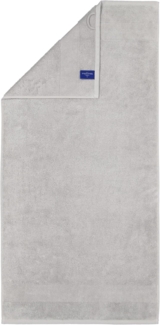 Villeroy & Boch Handtuch - One, Walkfrottier, Handtuch, Baumwolle Hellgrau 50x100 cm
