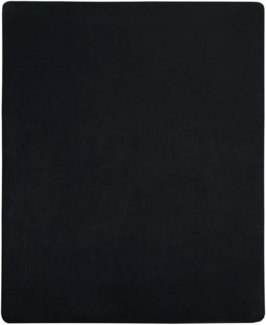 vidaXL Spannbettlaken Jersey Schwarz 180x200 cm Baumwolle 136218