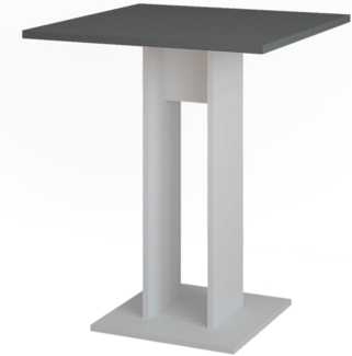 Vicco Esstisch Weiß/Anthrazit 65 x 65 cm, Repose