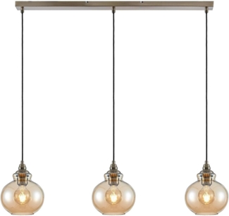 Lindby Hängeleuchte Tymoni, Glas Creme IP20, 3 x 60 W