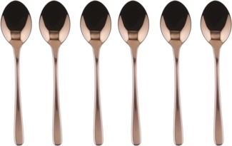 Sambonet Taste PVD 6 Cucchiaini Moka Rame Lucido Besteck
