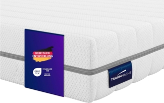 Traumnacht Orthopädische Wendematratze mit 2 Härtegrade (H2/H3) 7-Zonen Kaltschaummatratze, Öko-Tex Zertifiziert, 80x200 cm, Höhe 16 cm, produziert nach deutschem Qualitätsstandard