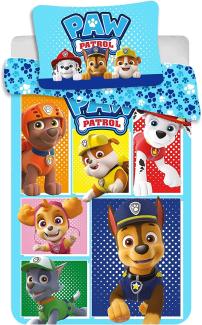 PAW PATROL Kinderbettwäsche Paw Patrol, Renforcé, 2 teilig, mit Reißverschluss