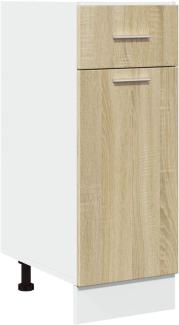 Schubunterschrank Sonoma-Eiche 30x46x81,5 cm Holzwerkstoff 847492