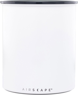 Airscape Edelstahl Kaffeedose Vorratsdose luftdicht 4,7L Auswahl Farbe weiß matt AA2008