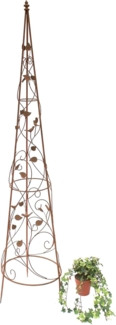 Rankhilfe Pyramide 082547 aus Metall XL-164cm Kletterhilfe Rankgerüst Ranke