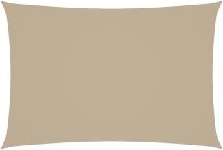 vidaXL Sonnensegel Oxford-Gewebe Rechteckig 2,5x4,5 m Beige 135153