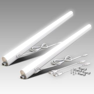 2x Unterbauleuchte LED 15W Lichtleiste Küche Beleuchtung Schrankleuchte SET