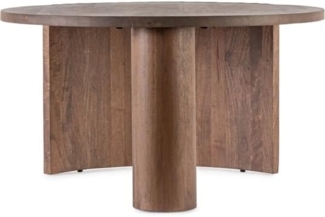 Couchtisch Orissa aus Mangoholz Ø 80 cm, Braun