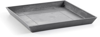 ECOPOTS Blumentopfuntersetzer SQUARE SAUCER Grey, BxTxH: 43x43x3,5 cm