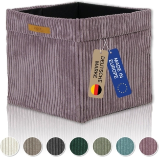 Lycce Regalkorb Kallax Boxen Cord 1 Stk. altrosa, Aufbewahrungsbox faltbar 33x33x31cm (1 St)