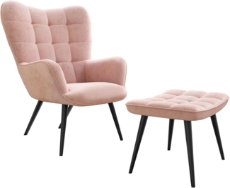 Sessel Gunar, Farbe: Rosa HCD-53