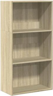 Bücherregal Sonoma-Eiche 60x30x114 cm Holzwerkstoff 857901