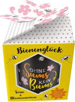 Sheepworld - XL Kaffee- Tasse mit Blumensamen "Ohne Sums." Bienenglück 46559